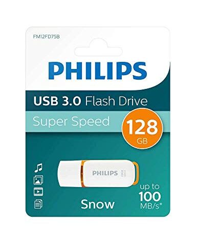 Pen Drive 128 gb USB 3.0 Philips FM12FD75B chiavetta flash drive (128gb) pendrive memoria USB
