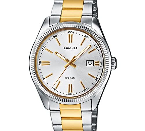 Casio Orologio Analogico al Quarzo Donna con Cinturino in Acciaio Inossidabile LTP-1302PSG-7AVEF