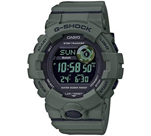 Casio Orologio Digitale Uomo con Cinturino in Resina GBD-800UC-3ER,Cachi