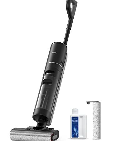 Dreame H12 Pro Aspirapolvere Lavapavimenti Senza Fili, Pulizia Bordi, Autopulente, Asciugatura ad Aria Calda, Serbatoio Acqua 900 ml, 35min Autonomia, Pavimenti Duri, Peli Animali Domestici