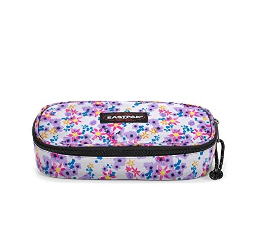 EASTPAK Oval Single Ditsy White - Astuccio portapenne, multicolore, multicolore, Moderno