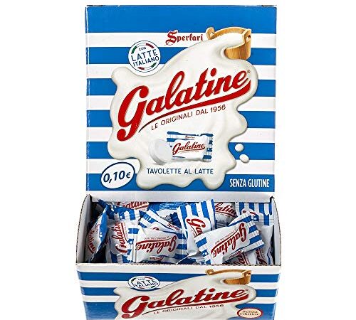 Galatine - Caramelle al Latte, Incartate Singolarmente - Box da 200 Pezzi