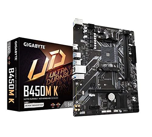 Gigabyte B450M K (rev. 1.0) AMD B450 Socket AM4 micro ATX