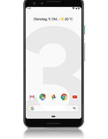 Google Pixel 3 128 GB, Clearly White DE