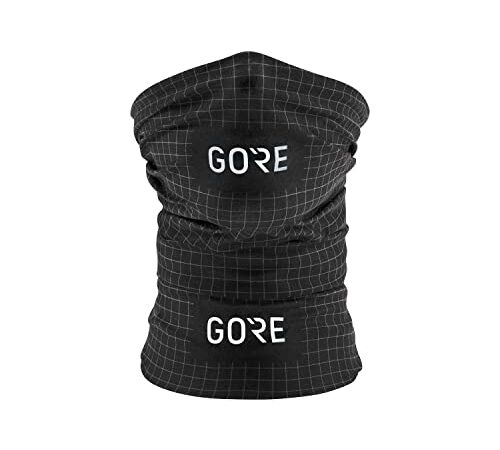 GORE WEAR Scaldacollo unisex Grid, Taglia unica, Nero/Grigio antracite
