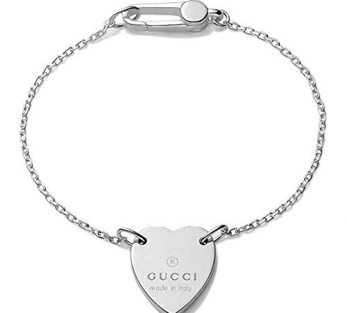 Gucci - Braccialetto argento sterling Non un gioiello Donna, Argento, 18 cm - YBA223513001018