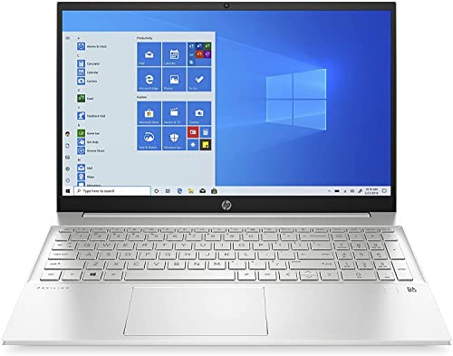 HP - PC 15-eg2000sl Pavilion Notebook, Intel Core i7 1255U, RAM 16GB, SSD 1TB M2 PCIe, Intel Iris Xe Integrata, Schermo da 15.6”, FHD IPS Antiriflesso, Wi-Fi, Webcam HD, Windows 11, Alluminio, Argento