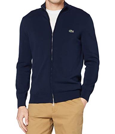 Lacoste AH1957 Maglione, Blu (Marine), M Uomo