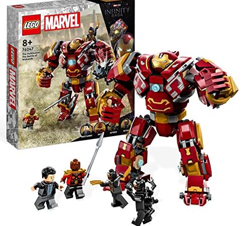 LEGO 76247 Marvel Hulkbuster: La Battaglia di Wakanda, Set con Action Figure Mech con Minifigure di Hulk, Avengers: Infinity War, Giochi per Bambini, Ragazzi e Ragazze
