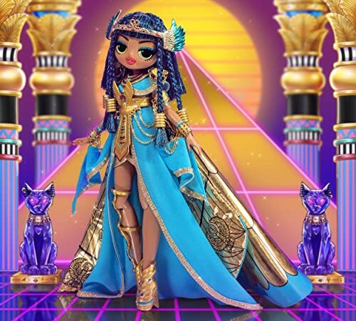 LOL Surprise OMG Fierce Premium Edizione Limitata - Bambola CLEOPATRA - Scopri sorprese, tra cui un vestito e accessori alla moda - Confezione premium - Età: 4+ anni