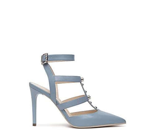 Nero Giardini E218333DE Décolleté Donna in Pelle - Acqua 39 EU