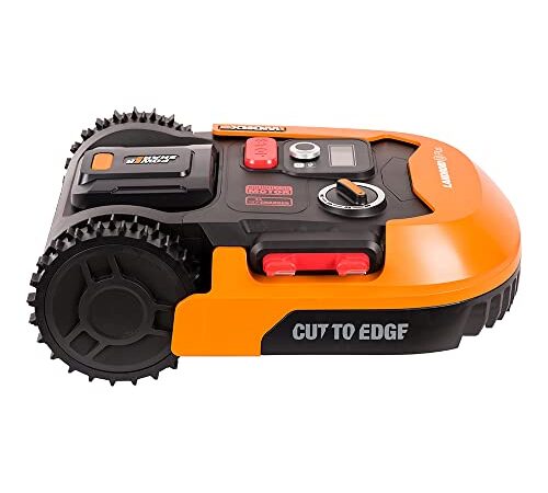 Robot Rasaerba Landroid M500 2.0 a Batteria Area di Taglia 500Mq - Wifi - Bluethooth - Lama Flottante -  Base a Scomparsa - Carica Laterale - Taglia Fino al Bordo