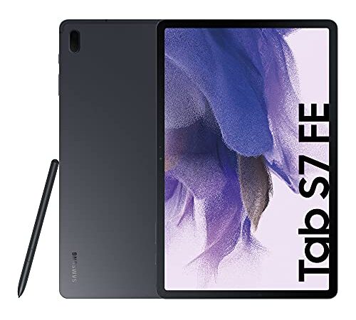 Samsung Galaxy Tab S7 FE Tablet Android 12,4 Pollici Wi-Fi RAM 4 GB 64 GB Tablet Android 11 Black [Versione italiana] 2021