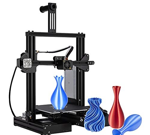 Stampante 3D Creality Ender 3, stampante 3D Full Metal Frame con stampa stabile, funzionamento facile, filamento stampante 3D da 1,75 mm TPU, PLA, ABS adatto