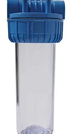WK Contenitore filtro 10" 3/4" tipo 3 pz staffabili, Trasparente (1 pezzo)