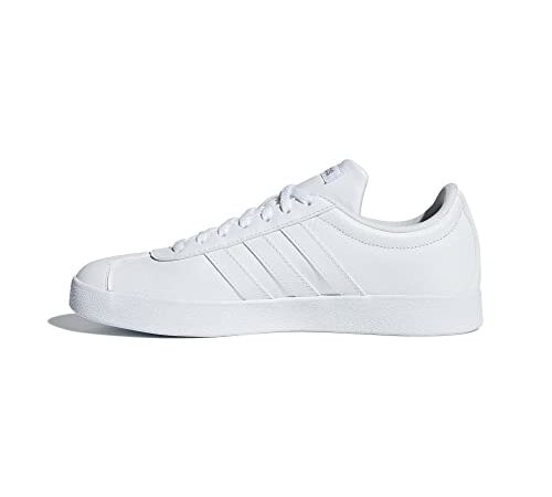adidas VL Court 2.0, Scarpe da Ginnastica Donna, Bianca (Footwear White Footwear White Cyber Metallic), 38 EU