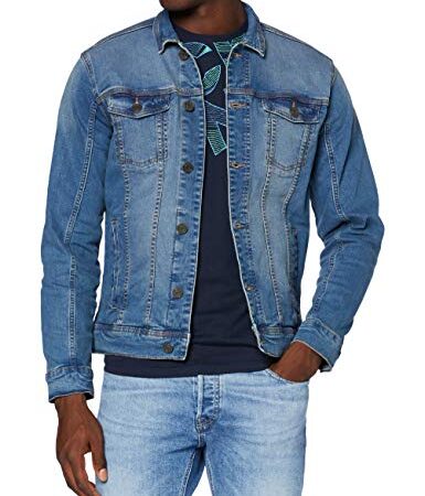 BLEND 20710737 Giacca di Jeans, 200291, L Uomo