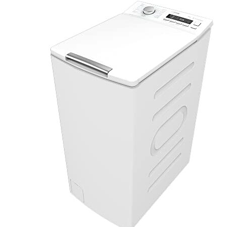 Cecotec Lavatrice 8 Kg Carico dall'alto Bolero DressCode Top 80 Inverter, 1300 rpm, 2000 W, Motore Inverter Plus, 16 programmi, dimensioni compatte, avvio ritardato, blocco bambini