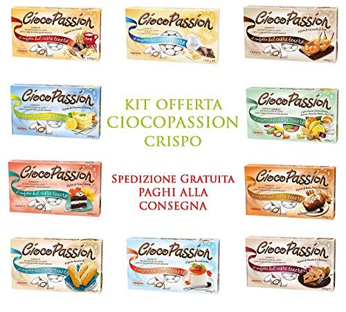 CONFETTI CRISPO | Offerta per Confettate o Bomboniere | CIOCOPASSION 50+ GUSTI A SCELTA | 3 Kg