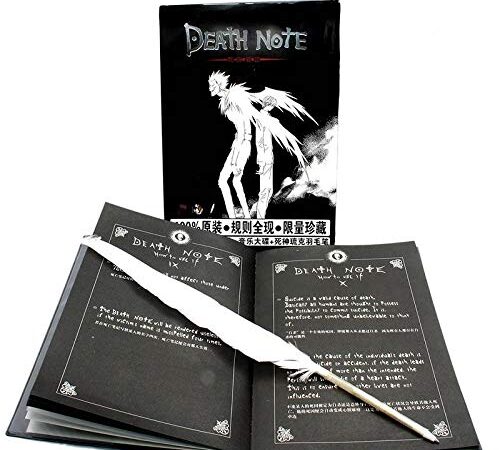Death Note Buch Cosplay Notizbuch mit Federstift Kira