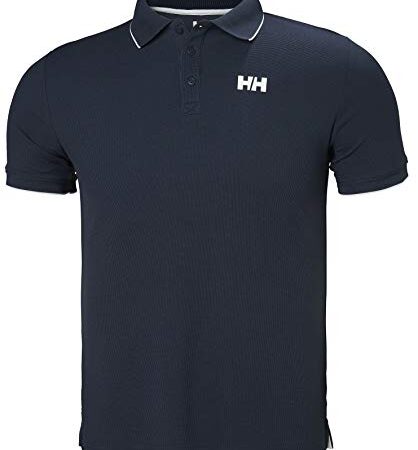Helly Hansen Kos Maglietta Polo, Uomo, Blu (Navy), L