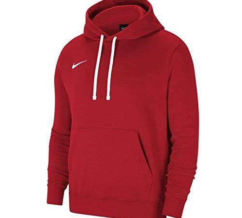 Nike Team Club 20, Felpa con Cappuccio, Uomo, Rosso (University/Bianco), XL
