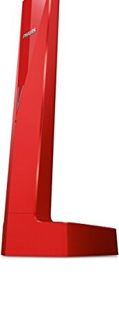 Philips (Linea V) - Telefono M3501R/23, Telefono Fisso Cordless, LCD, 10H di Funzionamento Continuo, Vivavoce, Interfono, ID Chiamante, Rubrica 50 Numeri, HQ, Suono, Sveglia, Eco+, Rosso