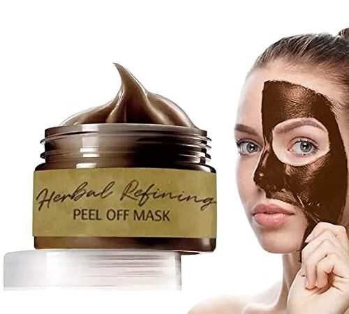 Pro-Herbal Refining PeelOff Facial Mask, Maschere per la rimozione dei punti neri per la pulizia dei pori, Maschera Peel Off per il controllo dell'olio per punti neri e pori (80g