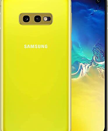 SAMSUNG Galaxy S10e, 128GB, Giallo (Ricondizionato) Smartphone Originale di fabbrica in esclusiva per il mercato europeo (versione internazionale)