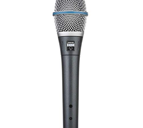 Shure Beta 87A Microfono A Condensatore Con Pattern Polare Supercardioide, Per Applicazioni Vocali Da Studio