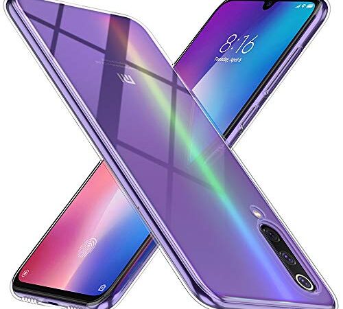 TesRank Cover Xiaomi Mi 9 SE, Custodia Gel Trasparente Slim Morbida Silicone Sottile TPU Anti Scivolo per Xiaomi Mi 9 SE-Trasparente