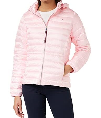 Tommy Hilfiger Piumino Donna Feminine LW Down Jacket Invernale, Rosa (Pastel Pink), M