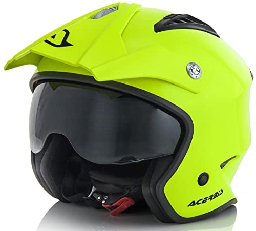 Acerbis Jet Aria, Casco Uomo, Giallo, S