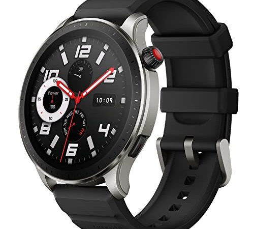 Amazfit GTR 4 Smartwatch Orologio Intelligente, Dual Band GPS, 6 Posizioni Satellitari, 150 Modalità Sportive, Riproduzione di Musica, Telefonate Bluetooth, Alexa, AMOLED, SpO2, Cardiofrequenzimetro