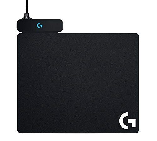 Logitech G POWERPLAY Ricarica Wireless Tappetino Mouse, Tappetino per Mouse Gaming in Tessuto o Rigido, Mouse Pad Compatibile con G502 LIGHTSPEED, G PRO Wireless & SUPERLIGHT, G903, G703