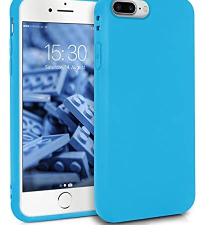 MyGadget Cover per Apple iPhone 7 Plus / 8 Plus - Custodia Protettiva in Silicone Morbido – Case TPU Flessibile/Antiurto/Antigraffio - Blu Chiaro