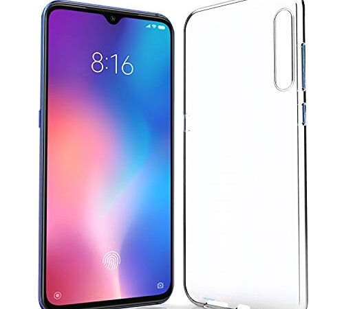 N NEWTOP Custodia Cover Compatibile per Xiaomi Mi 9, Morbido TPU Clear Gel Silicone Anti Graffio Trasparente Slim Sottile Back Case Posteriore Protettiva (per Mi 9)