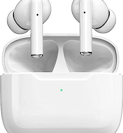 ROMSION Cuffie Bluetooth, Auricolari Bluetooth 5.3 Microfono ENC Chiamata Riduzione del Rumore Cuffie Wireless In Ear, Cuffiette Controllo Touch IPX7