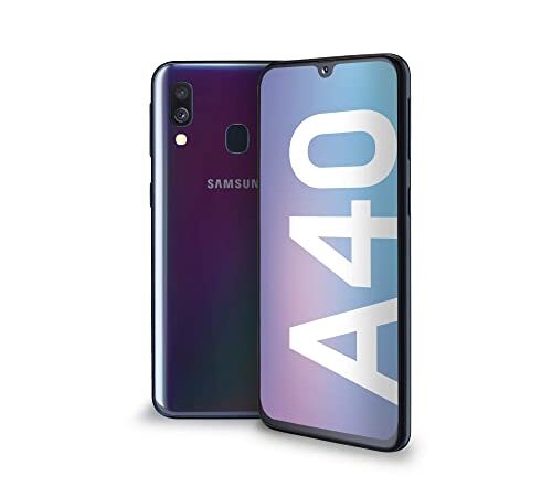 Samsung Galaxy A40 Display 5.9", 64 GB Espandibili, RAM 4 GB, Batteria 3100 mAh, 4G, Dual SIM Smartphone, Android 9 Pie, (2019), Black (Ricondizionato)