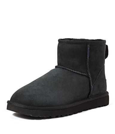 UGG Classic Mini Ii, Stivali, Donna, Nero, 38 EU