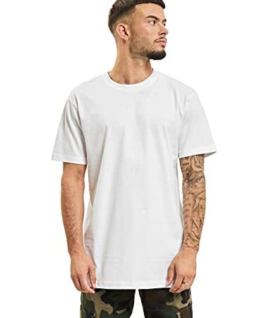 URBAN CLASSICS Maglietta Uomo Maniche Corte, T-Shirt Basic Casual in Cotone, Diversi Colori Disponibili, Taglie Forti Disponibili da S - 5XL