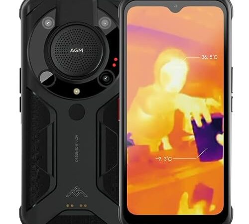 AGM Glory Pro Rugged Smartphone, 5G Telefono Indistruttibile 8G+256G, Snapdragon 480, 256x192 Termocamera, 48 MP Camera, 20 MP per Visione Notturna, 6200 mAh 6,53'' FHD, Android 11, IP68, IP69K